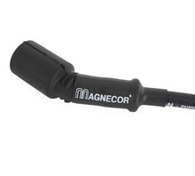 Load image into Gallery viewer, MAGNECOR SPARK PLUG WIRE SET - 10" LONG - 45° COIL BOOT - 45° PLUG BOOT - BLACK - 85540B