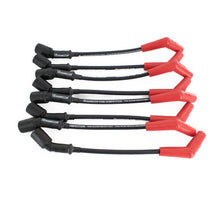 Load image into Gallery viewer, MAGNECOR SPARK PLUG WIRE SET - 10" LONG - 45° COIL BOOT - 45° PLUG BOOT - BLACK - 85540B