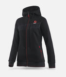 Akrapovic Womens Corpo Zip Hoodie Black - XS