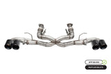 Corsa 20-23 Chevrolet Corvette C8 RWD 3in Xtreme Cat-Back Exhaust w/4.5in Carbon Fiber Black PVD Tip