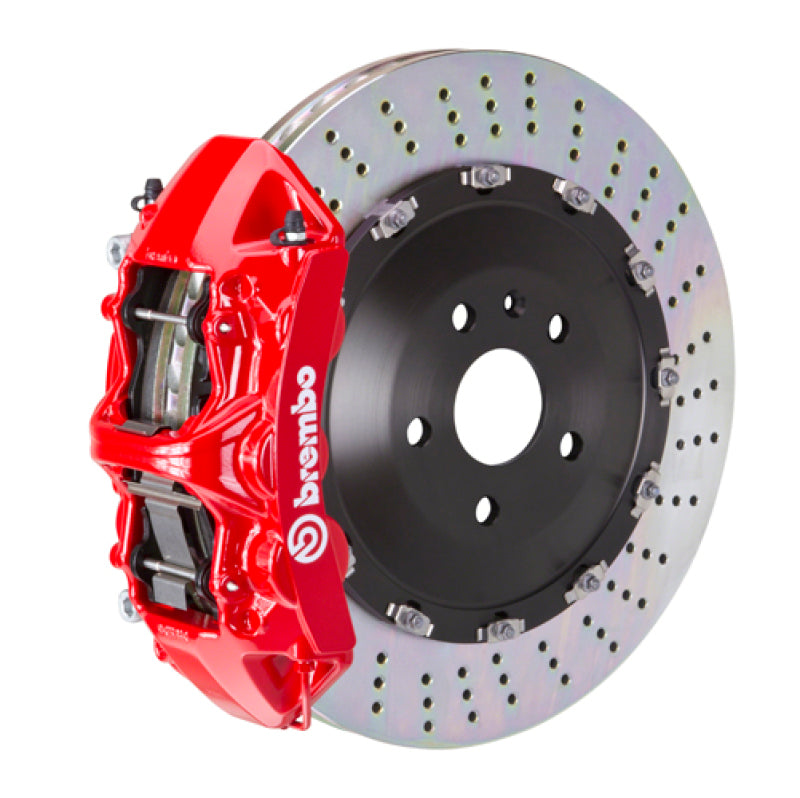 Brembo 03-16 Phantom Sedan/Coupe/Drophead Coupe F GT BBK 6 Piston Cast 405x34 2pc Rotor Drilled-Red