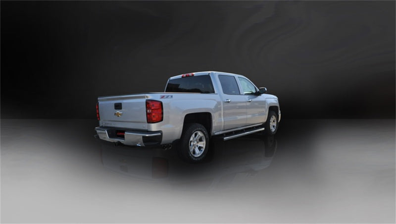 Corsa 14 GMC Sierra/Chevy Silv 1500 Reg. Cab/Long Bed 5.3L V8 Black Sport Single Side CB Exhaust