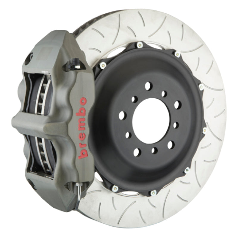 Brembo 06-13 Corvette Z06 PISTA Fr Race BBK 6Pis Forged 380x35x53a 2pc Rotor T3-Clear HA