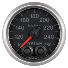 Load image into Gallery viewer, Autometer Elite 52mm 100-260 Degress F Water Temperature Peak and Warn Gauge w/ Electonic Control