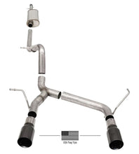 Load image into Gallery viewer, Corsa 18-21 Jeep Wrangler JLU 3.6L 2.75in Sport Cat-Back Exhaust w/ Black Tips