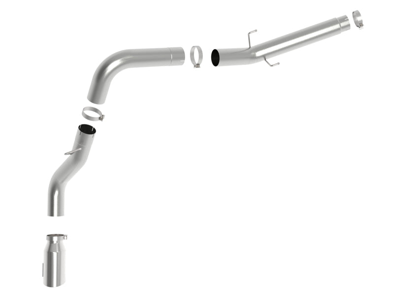 aFe 19-22 Ram Diesel Trucks L6-6.7L(td) Large Bore-HD 5in 409SS DPF-Back Exhaust System w/Pol Tip