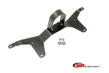 BMR 05-14 S197 Mustang Rear Tunnel Brace w/ Rear Driveshaft Safety Loop - Black Hammertone