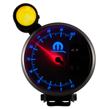 Load image into Gallery viewer, Autometer Mopar 5in / 10k RPM / Pedestal Mount White Tachometer w/ Shift Light