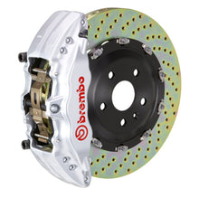 Load image into Gallery viewer, Brembo 14-18 1500 Sierra w/ Alum Fr Knuckles Fr GT BBK 6Pis Cast 2pc 380x34 2pc Rtr Drill-Silver