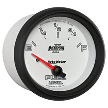 Load image into Gallery viewer, AutoMeter Gauge Fuel Level 2-5/8in. 0 Ohm(e) to 90 Ohm(f) Elec Phantom II