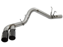 Load image into Gallery viewer, aFe Victory Series 4in 409-SS DPF-Back Exhaust w/ Dual Black Tips 2017 GM Duramax V8-6.6L(td) L5P