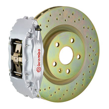 Load image into Gallery viewer, Brembo 10-15 Camaro V6 Front GT BBK 6 Piston Cast 355x32 1pc Rotor Drilled-Silver