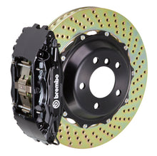 Load image into Gallery viewer, Brembo 95-98 993 C2/C4/C4S/Turbo Front GT BBK 4 Piston Cast 2pc 355x32 2pc Rotor Drilled-Black