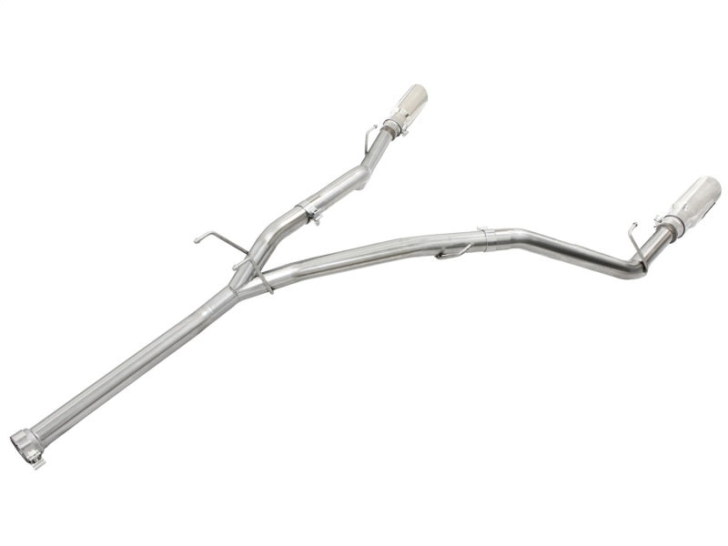 aFe MACHForce XP DPF-Back Exhaust 2.5in SS with Polished Tips 2014 Dodge Ram 1500 V6 3.0L EcoDiesel