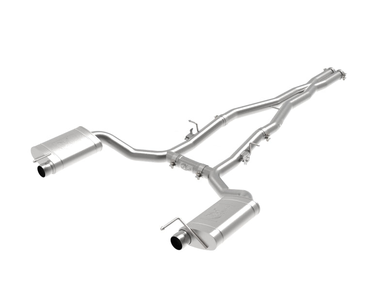 aFe MACH Force-Xp 3in 304 SS Cat-Back Exhaust 15-20 Dodge Charger Hellcat V8-6.2L (sc) / 392 V8-6.4L