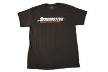 Load image into Gallery viewer, Aeromotive Standard Logo Black/Red T-Shirt - Small