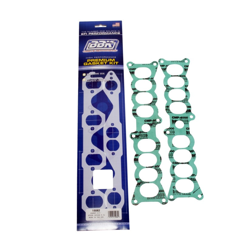 BBK 86-95 Mustang 5.0 Upper To Lower EFI Intake EFI Manifold Gasket Set Factory Ford