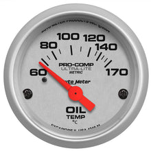 Load image into Gallery viewer, Autometer Ultra-Lite 52mm 60-170 Deg C Electronic Oil Temperature Gauge