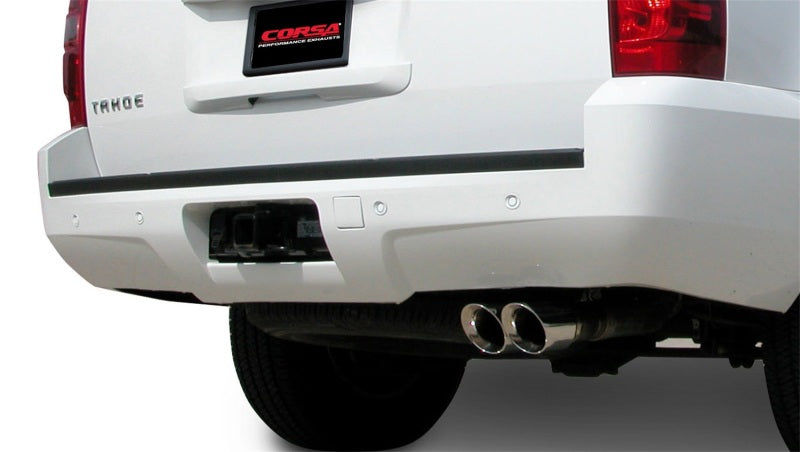 Corsa 07-08 Chevrolet Tahoe 5.3L V8 Polished Sport Cat-Back Exhaust