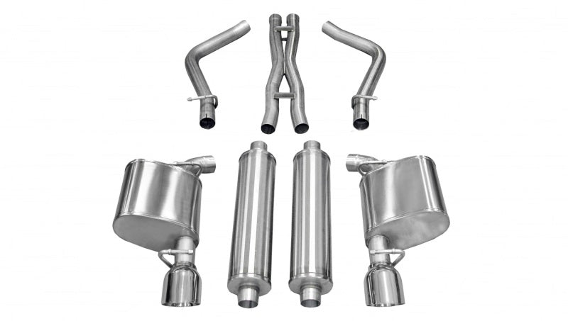 Corsa 11-13 Chrysler 300 R/T 5.7L V8 Polished Sport Cat-Back Exhaust