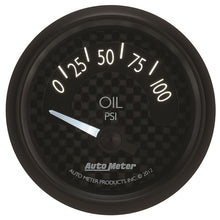 Load image into Gallery viewer, Autometer GT Series 52mm Short Sweep Electronic 0-100 psi Oil Pressure