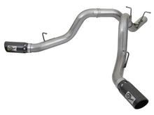 Load image into Gallery viewer, aFe LARGE BORE-HD 4in 409-SS DPF-Back Exhaust w/Dual Black Tips 2017 GM Duramax V8-6.6L (td) L5P