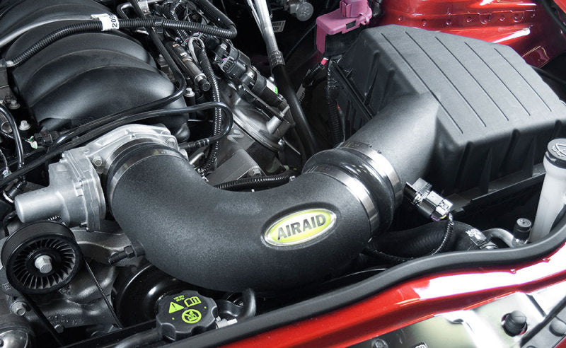 Airaid 2010-2015 Chevy Camaro SS V8-6.2L F/I Airaid Jr Intake Kit - Oiled / Red Media