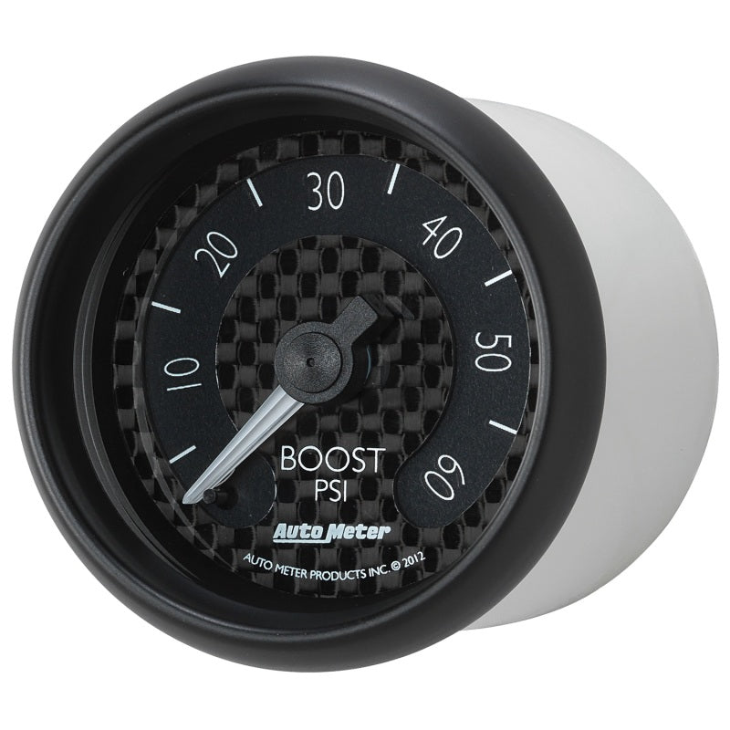 Autometer GT Series 52mm Mechanical 0-60 psi Boost Gauge