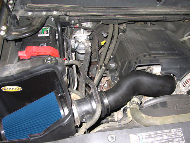 Airaid 07-08 Chevy/GMC Silverado/Sierra 2500/3500 6.0L MXP Intake System w/ Tube (Dry / Blue Media)