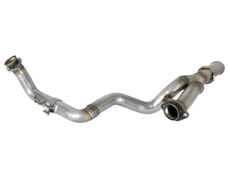 aFe POWER Twisted Steel Y-Pipe 2-1/4in 409 SS Exhaust System 2018 Jeep Wrangler (JL) V6-3.6L