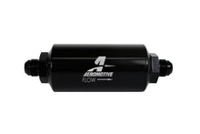 Load image into Gallery viewer, Aeromotive In-Line Filter - (AN -8 Male) 10 Micron Fabric Element Bright Dip Black Finish