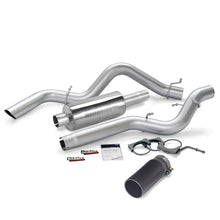 Load image into Gallery viewer, Banks Power 06-07 Chevy 6.6L CCLB Monster Exhaust System - SS Single Exhaust w/ Black Tip