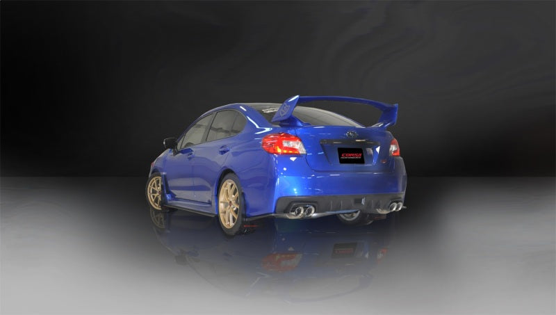 Corsa 2015 Subaru WRX Cat Back Exhaust, Polished Quad 3.5in Tips *Sport*