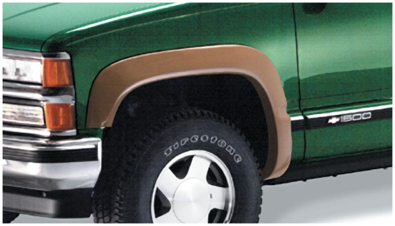 Bushwacker 88-99 Chevy C1500 Extend-A-Fender Style Flares 2pc Covers OEM Flare Holes - Black