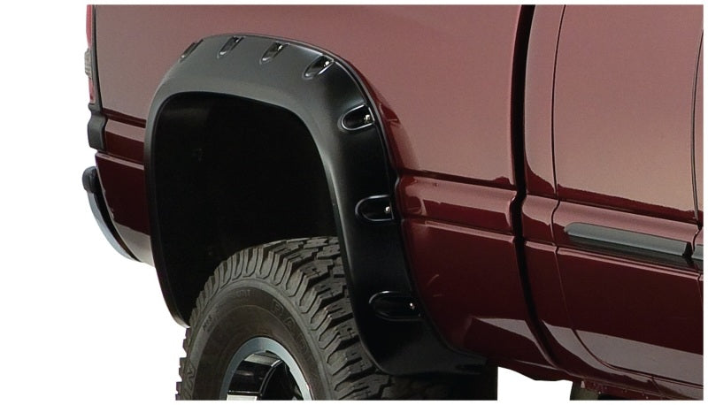 Bushwacker 06-08 Dodge Ram 1500 Fleetside Pocket Style Flares 2pc 97.9/98.3in Bed - Black