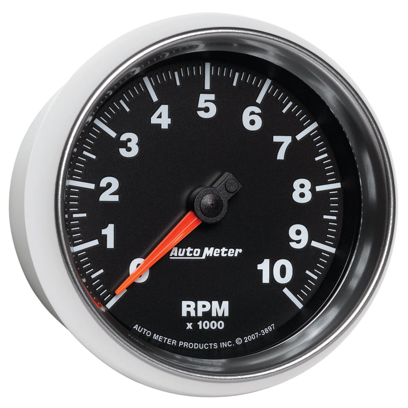 Autometer GS 3-3/8in 10000 RPM In-Dash Tachometer Gauge