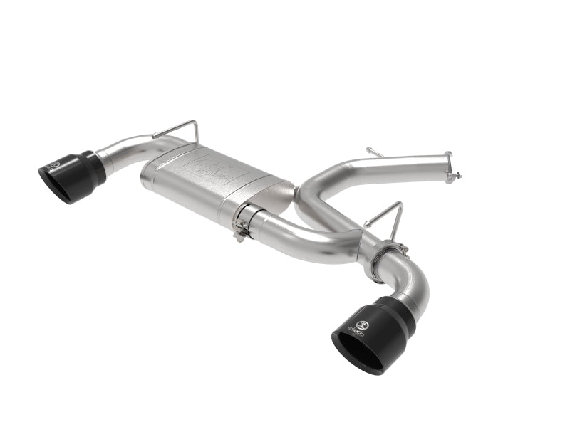 aFe Takeda Exhaust Axle-Back 19-20 Hyundai Veloster N 304SS Black Dual Tips Exhaust