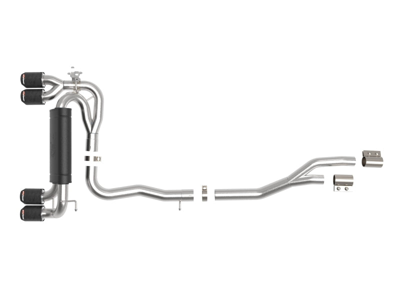 aFe MACHForce XP Exhausts Cat-Back SS 19-21 BMW M2 Competition L6-3.0L w/Carbon Fiber Tips