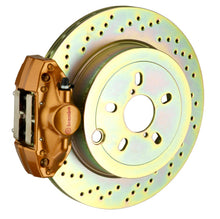 Load image into Gallery viewer, Brembo 12-16 FR-S Exc Model w/ Elec Park Brake Rr GT BBK 2 Pis Cast 2pc 316 x20 1pc Rtr Drill-Gold