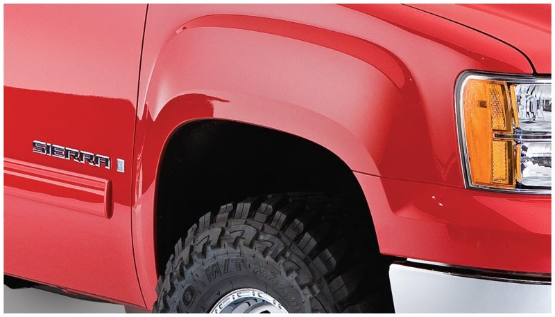 Bushwacker 07-10 GMC Sierra 2500 HD Boss Pocket Style Flares 2pc - Black