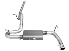 Load image into Gallery viewer, aFe Scorpion 2-1/2in Alum Steel Cat-Back Exhaust w/Pol Tip 07-18 Jeep Wrangler (JK) V6-3.6L/3.8L