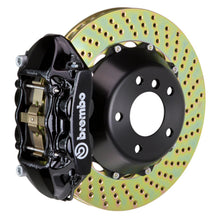 Load image into Gallery viewer, Brembo 08-14 Challenger SRT-8 Rr GT BBK 4Pis Cast 380x28 2pc Rotor Drilled-Black