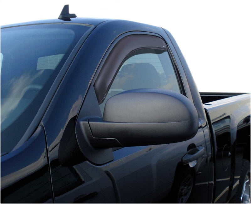 AVS 07-13 Chevy Silverado 1500 Standard Cab Ventvisor In-Channel Window Deflectors 2pc - Smoke