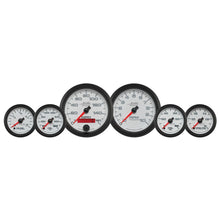 Load image into Gallery viewer, Autometer Pro-Cycle Gauge Kit 6 Pc. Kit 3 3/8in &amp; 2 1/16in Bagger White