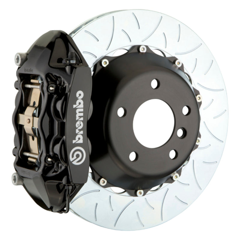 Brembo 03-16 Phantom Sedan/Coupe Rear GT BBK 4 Piston Cast 380x28 2pc Rotor Slotted Type3-Black