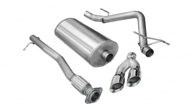 Corsa 09-09 Chevrolet Silverado Crew Cab/Short Bed 1500 4.8L V8 Polished Sport Cat-Back Exhaust