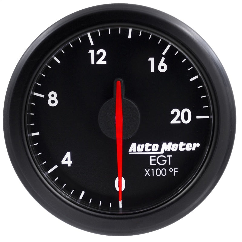 Autometer Airdrive 2-1/16in EGT Gauge 0-2000 Degrees F - Black