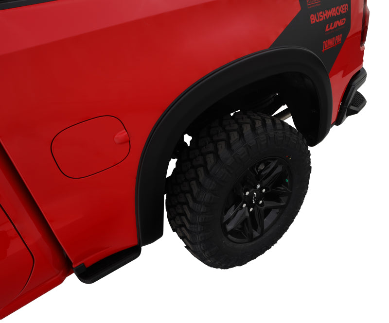 Bushwacker 15-19 Chevy Silverado 1500 OE Style Fender Flares 2pc Rear - Black