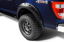 Load image into Gallery viewer, Bushwacker 21-22 Ford F-150 (Excl. Lightning) Pocket Style Fender Flares 2pc Rear - Black