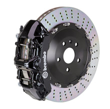 Load image into Gallery viewer, Brembo 03-09 Range Rover Front GT BBK 6 Piston Cast 405x34 2pc Rotor Drilled-Black